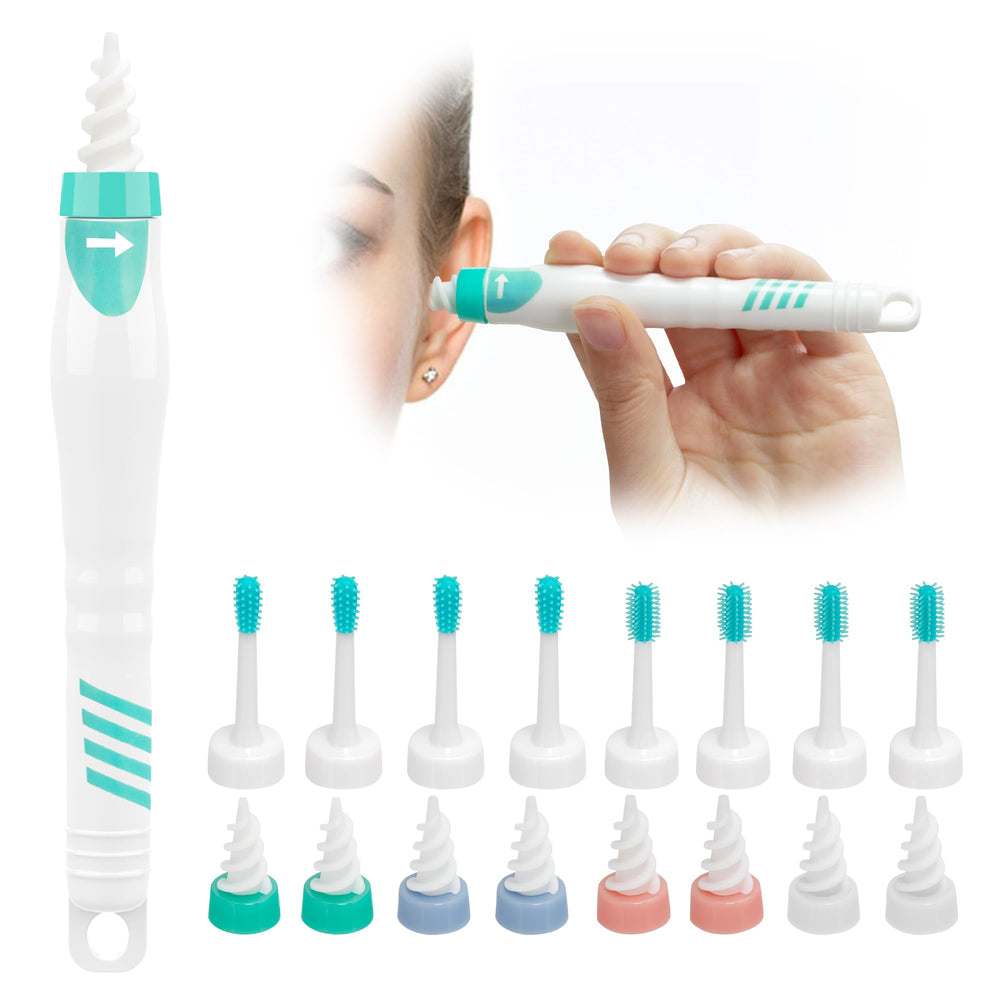 NAODIFU Q Grips spiral head for gentle, safe earwax removal at home.