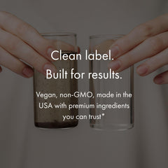 Vegan and Non-GMO certification icon for NAOMI BP Advanced