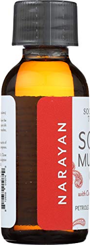 Sesame oil-based Narayan Oil blend label