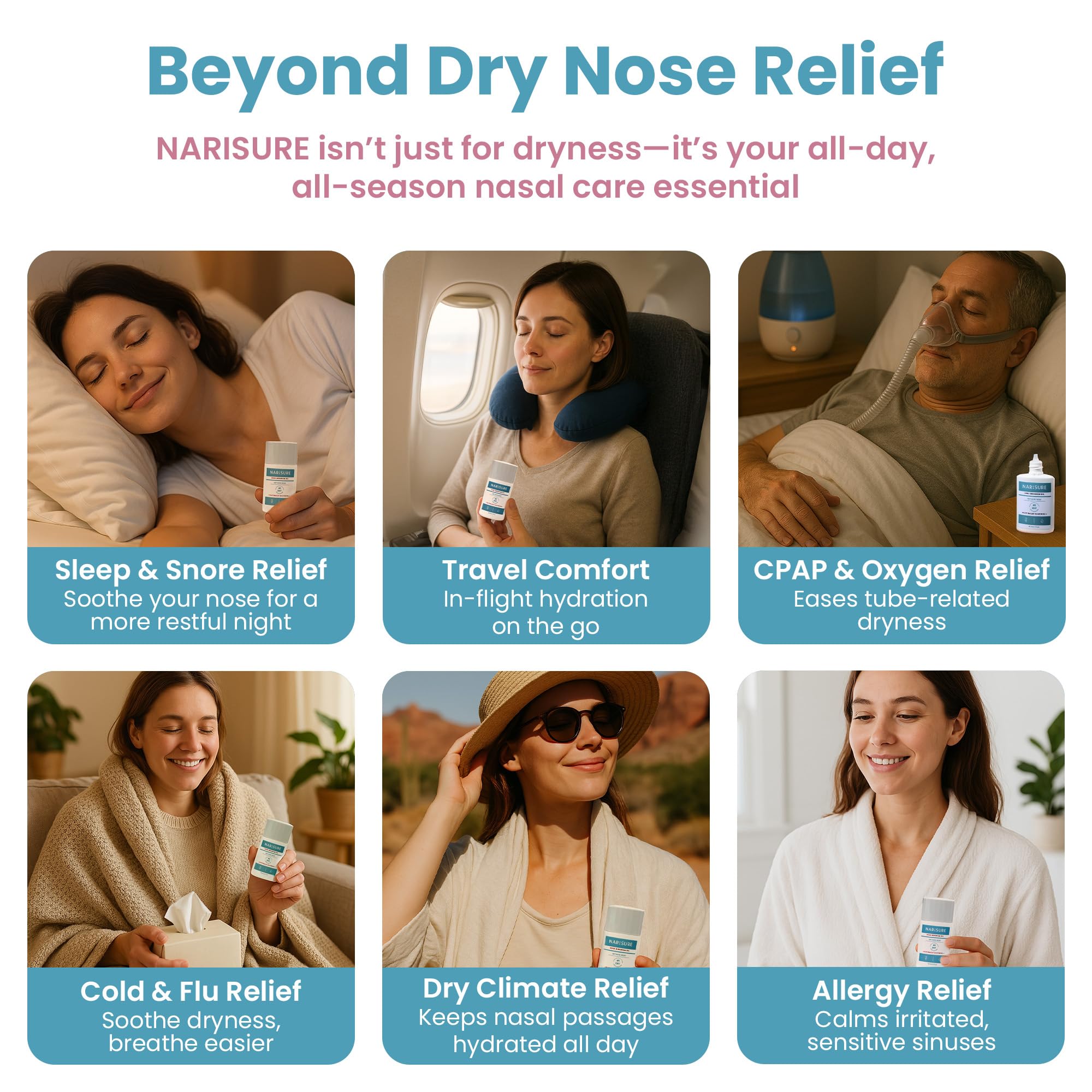 Using the dropper, Narisure offers precise application for targeted nasal relief.