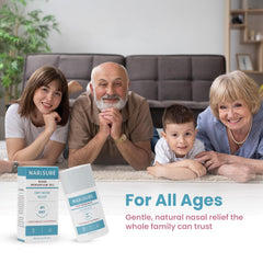 Narisure helps during colds and dry indoor air for comfortable nasal moisture.