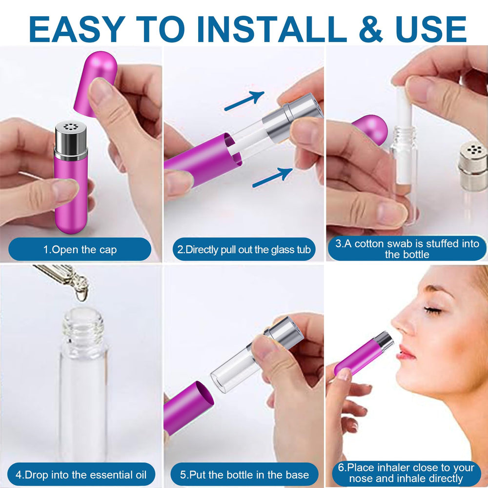 24 writable stickers for labeling nasal inhalers