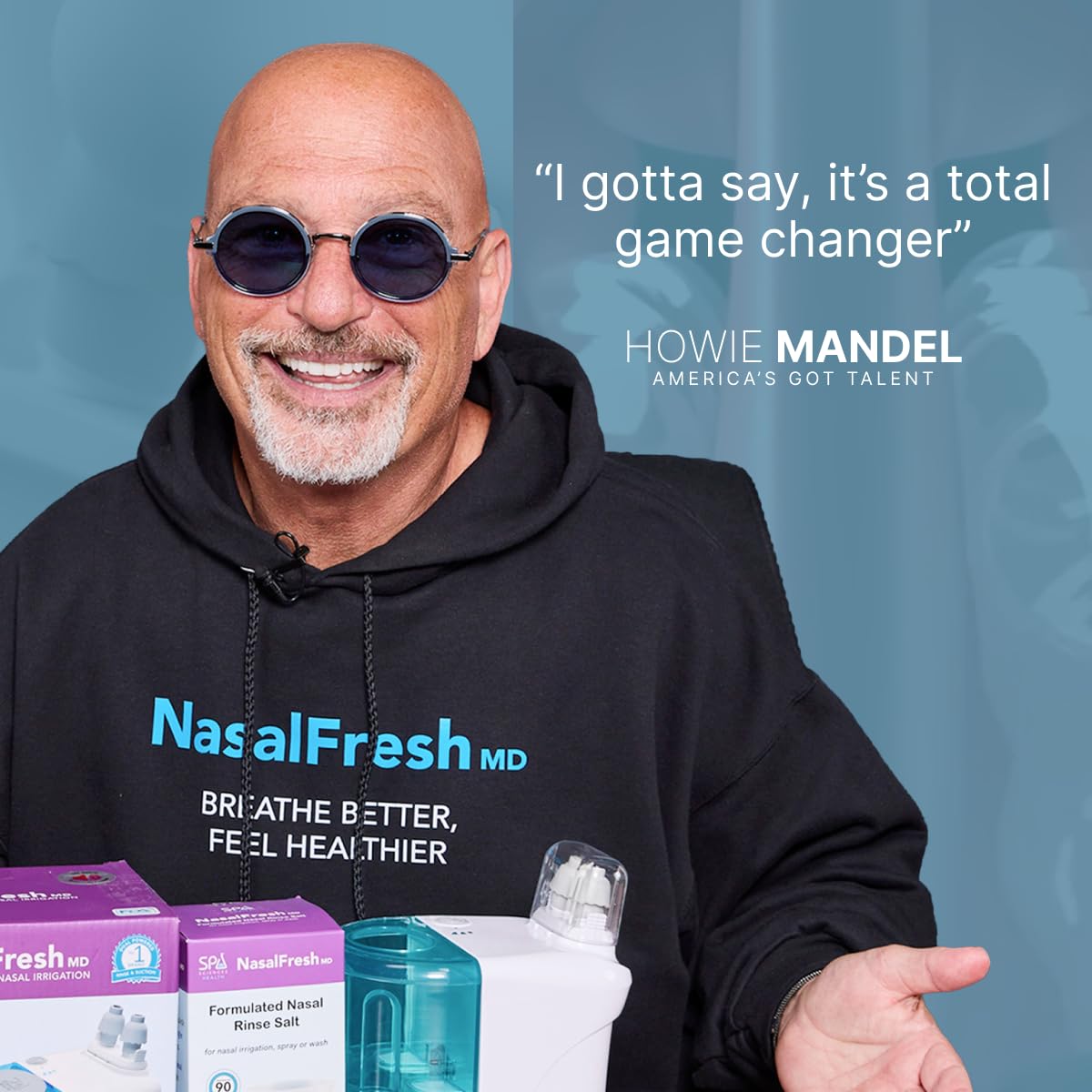 NASALFRESH MD saline packets pack enables flexible, cost-effective refills