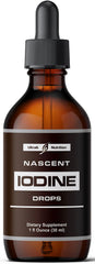 Bottle of Nascent Iodine Drops with label