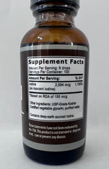 Close-up of Nascent Iodine Drops label