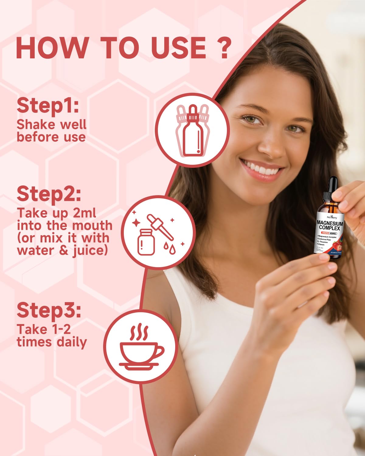 Strawberry flavor concept for NaSeny magnesium liquid