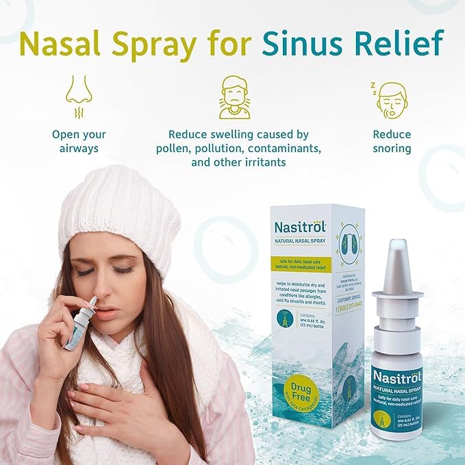 Nasitrol daily nasal care routine image suggests consistent hydration and comfortable breathing.