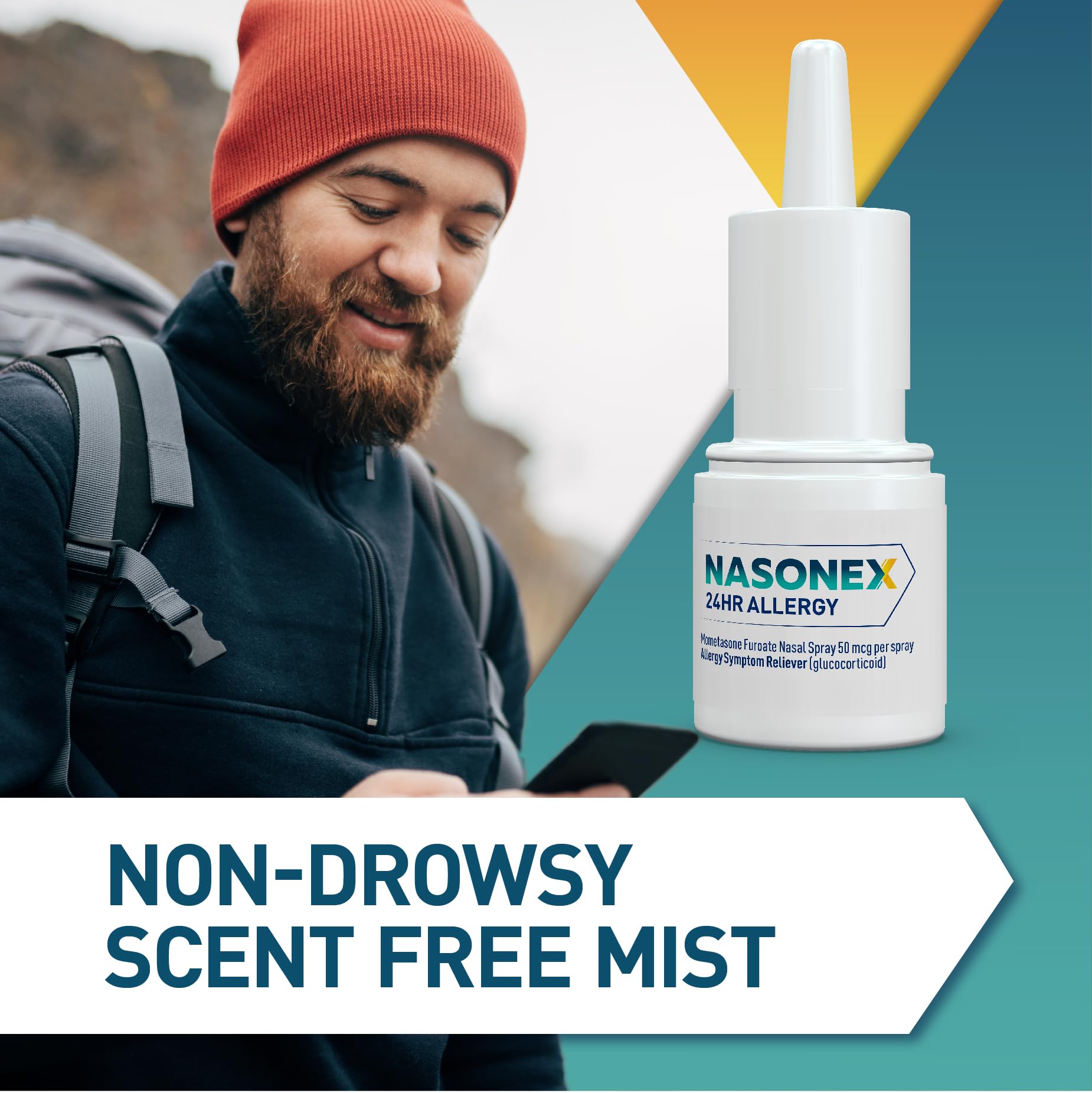 Nasonex 120-sprays-per-pack image illustrating long-lasting supply