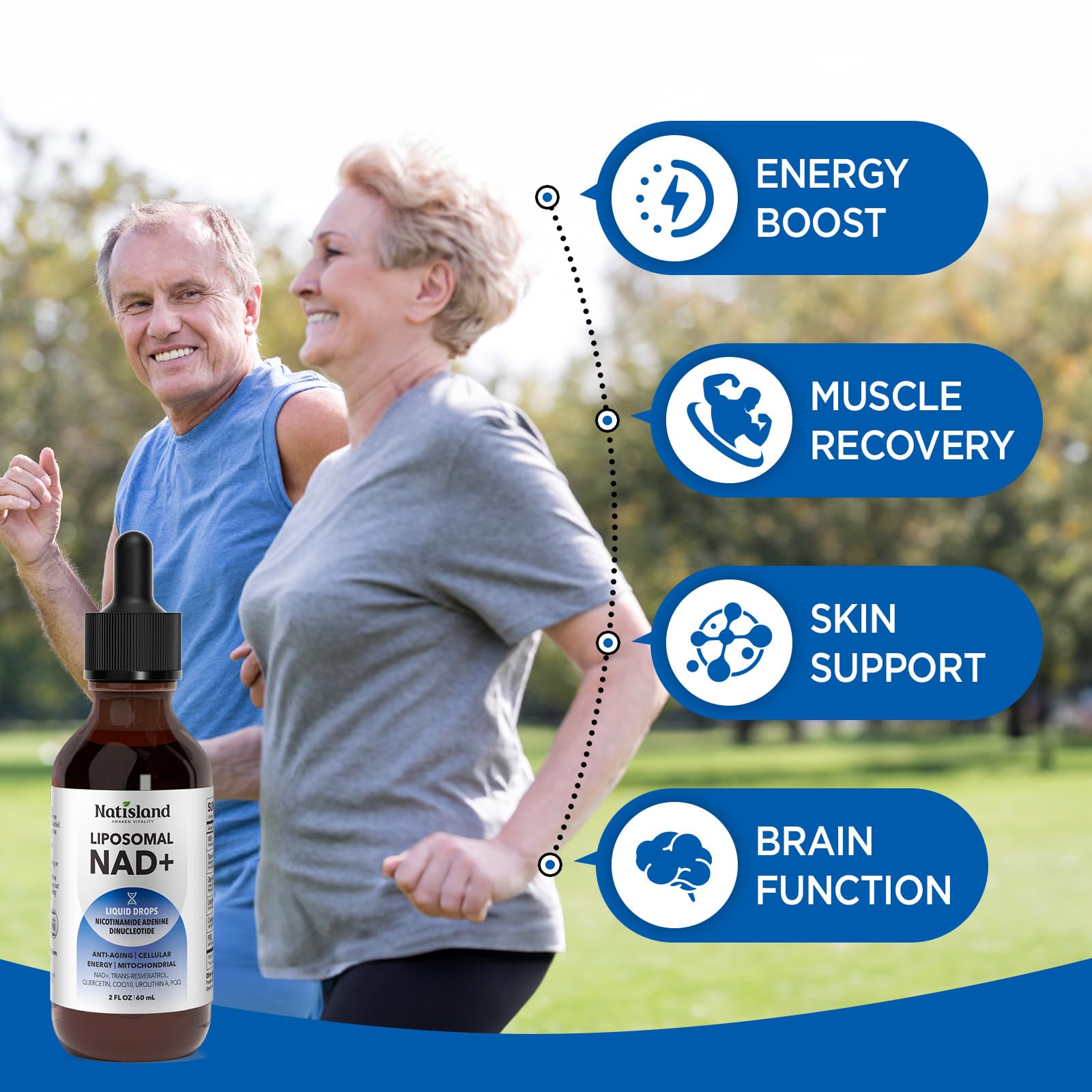 Product suitable for adults over 40, for both women and men