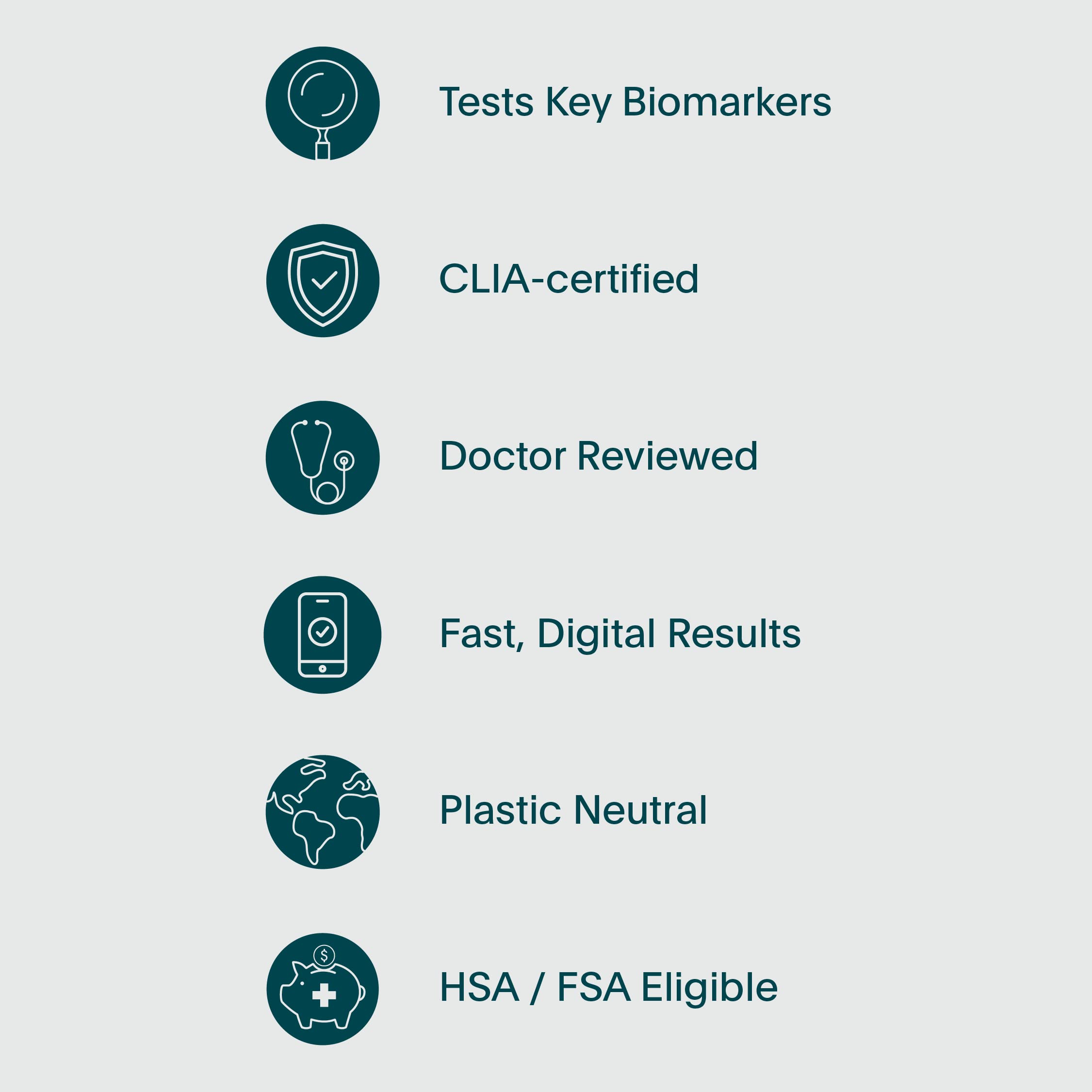 Secure online results platform for Natalist test