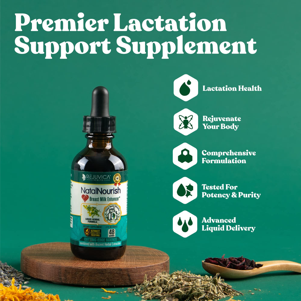 Rear view of NatalNourish bottle