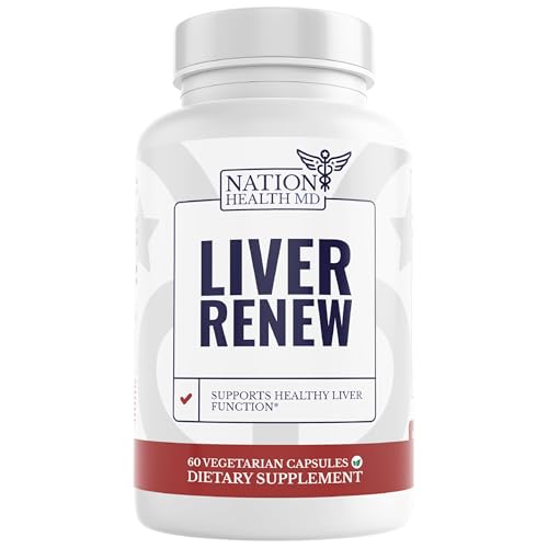Nation Health MD Liver Renew bottle - front view