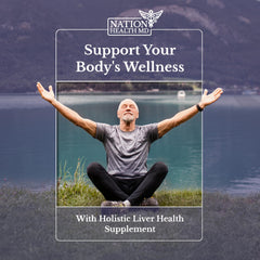 Lifestyle image showing energy and digestive wellness with Liver Renew