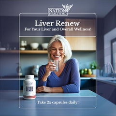 Nation Health MD Liver Renew ginger root component on display for gentle support