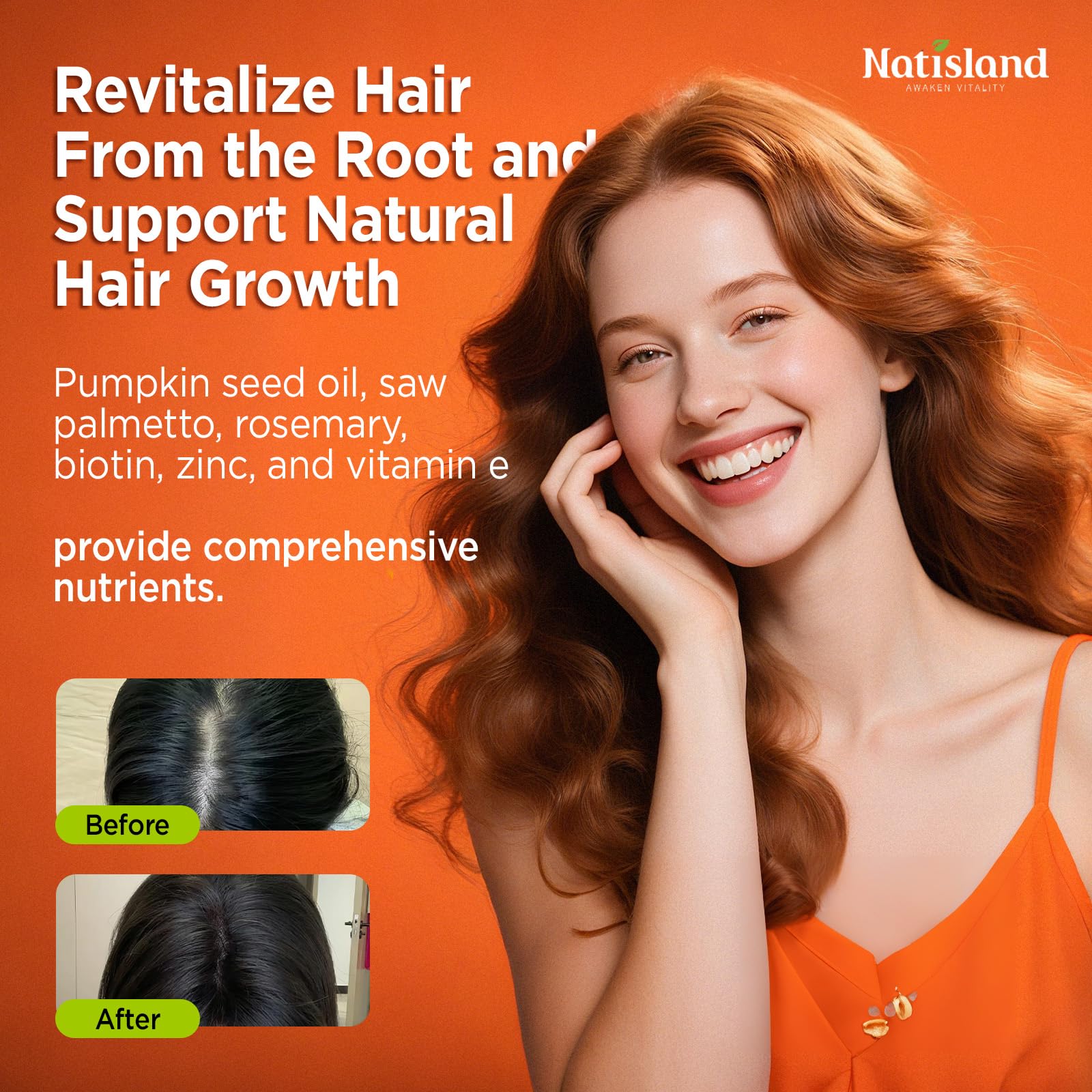 Ingredients for NATISLAND Pumpkin Seed Oil Gummies