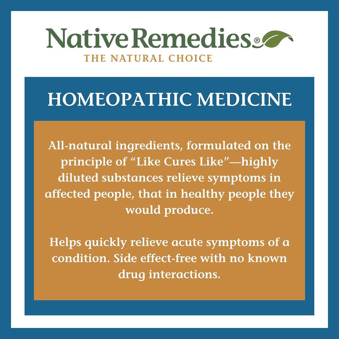 Native Remedies branding on packaging