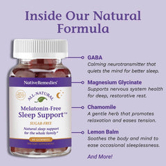 Herbal blend of GABA, Magnesium, L-Theanine and Valerian