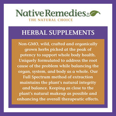 Product label with dosage and ingredients