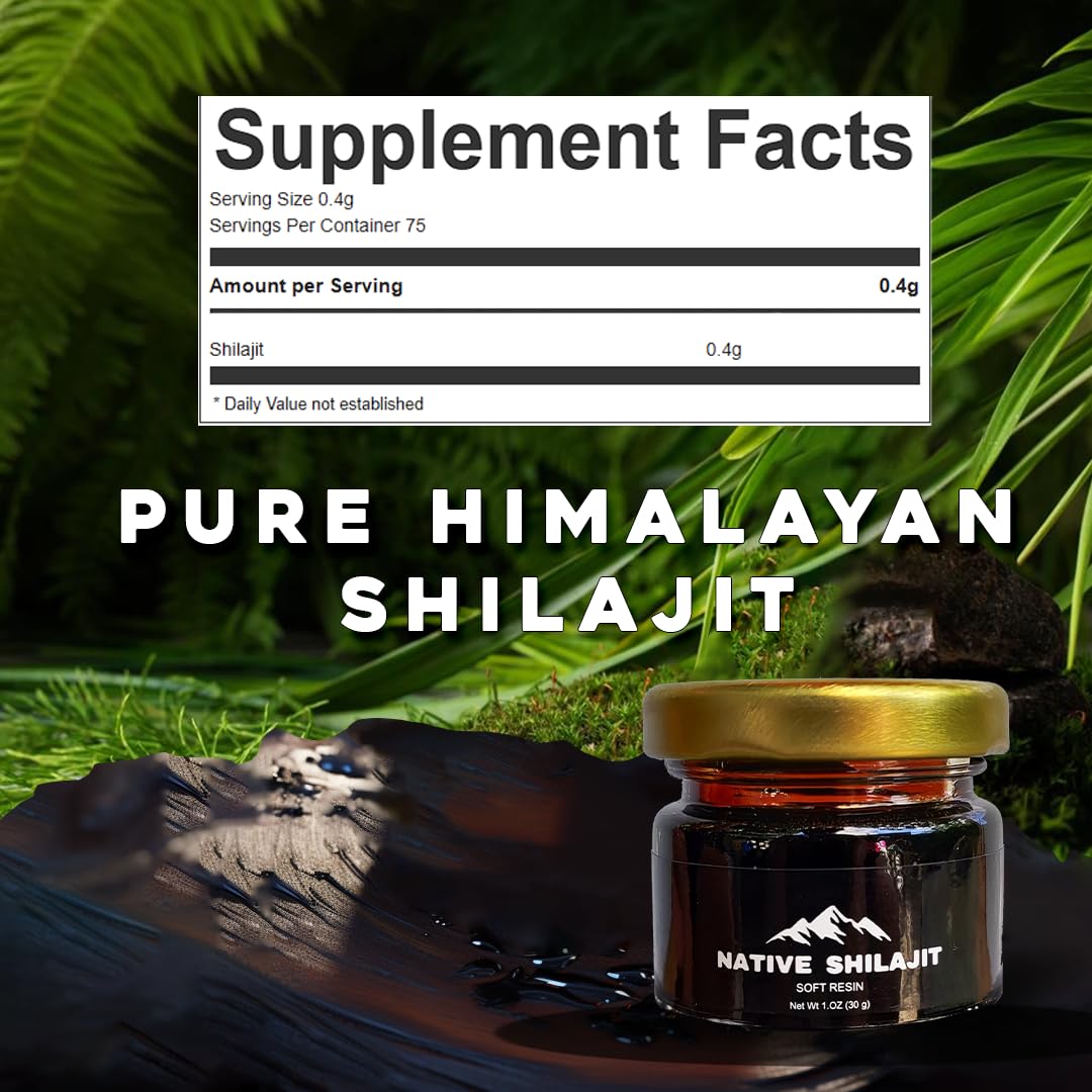 Lifestyle image showing natural vitality with Shilajit resin