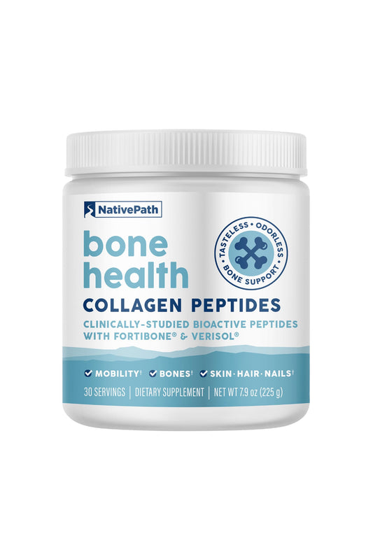 NativePath Bone Health Collagen Peptides bottle