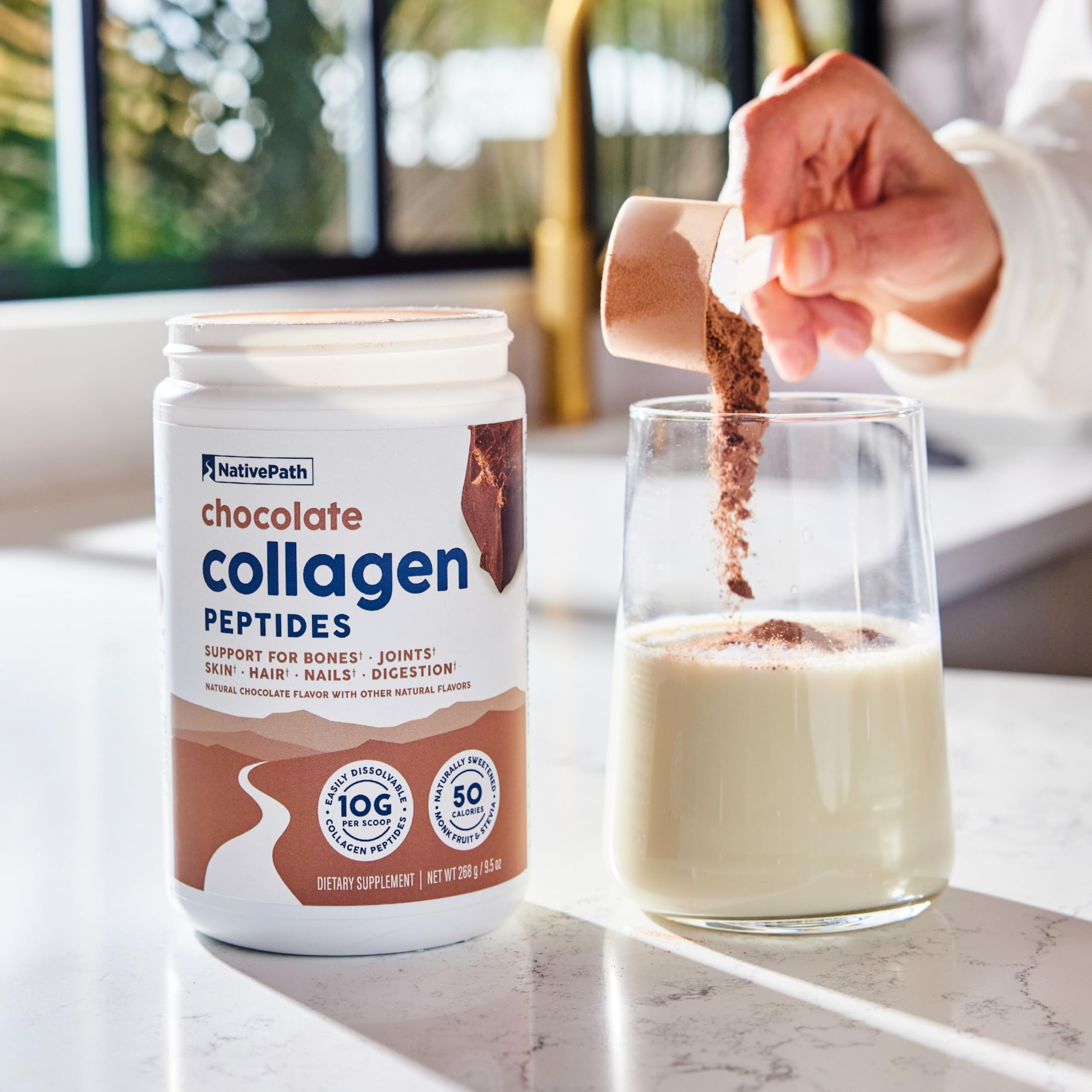 Gluten-free and dairy-free icons on product info panel