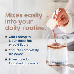 Keto and Paleo lifestyle concept with collagen powder