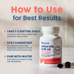 Lifestyle shot: krill oil taken with a meal