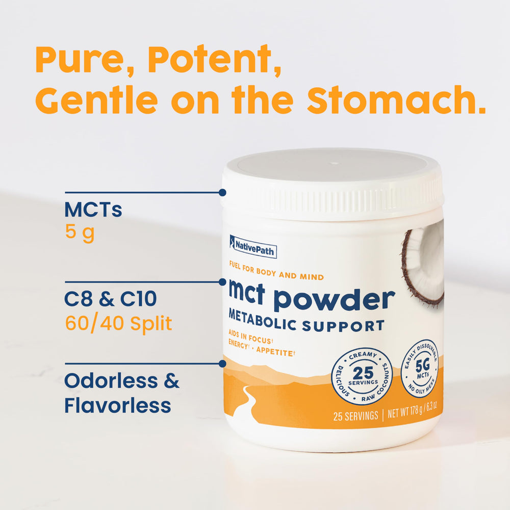 Keto-friendly NativePath MCT Powder usage