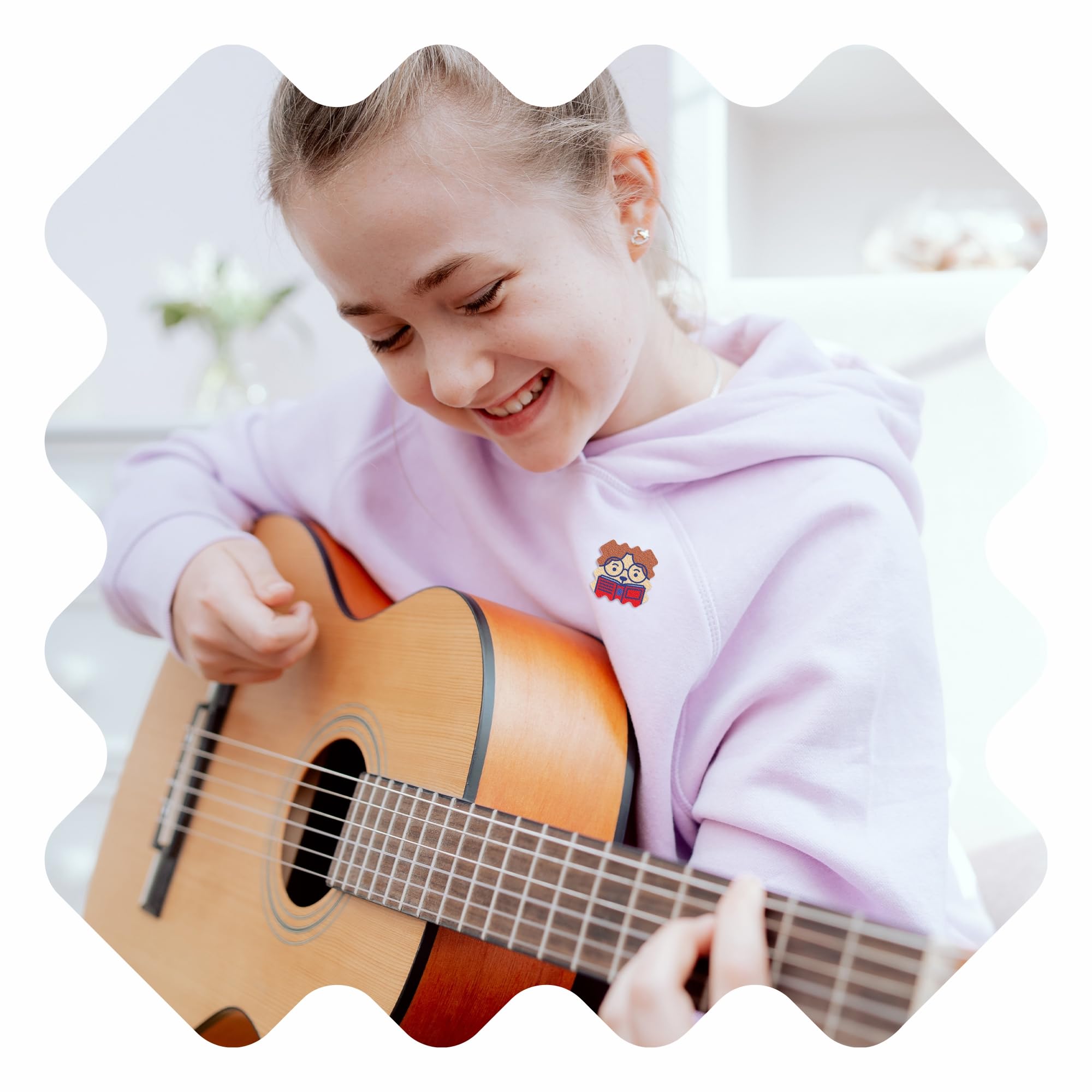 Child studying at school with NATPAT Focus Patch