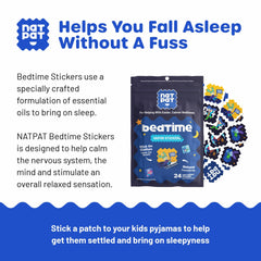 Smiley-face Sleepy Patch sticker design