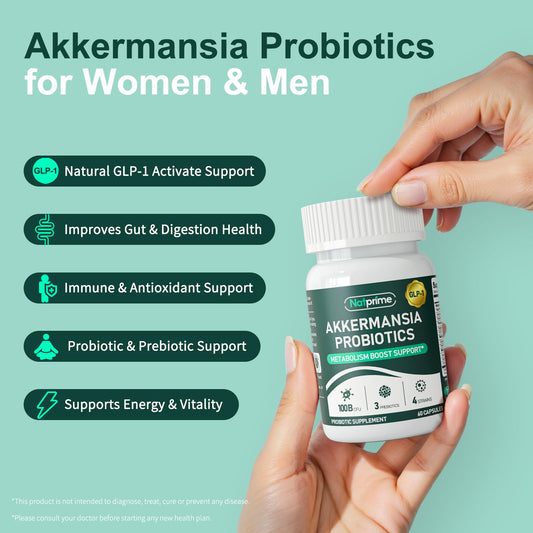 Ingredients blend showing Akkermansia Muciniphila and partner strains