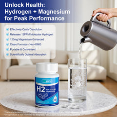 Portable Natprime hydrogen water tablets bottle for travel