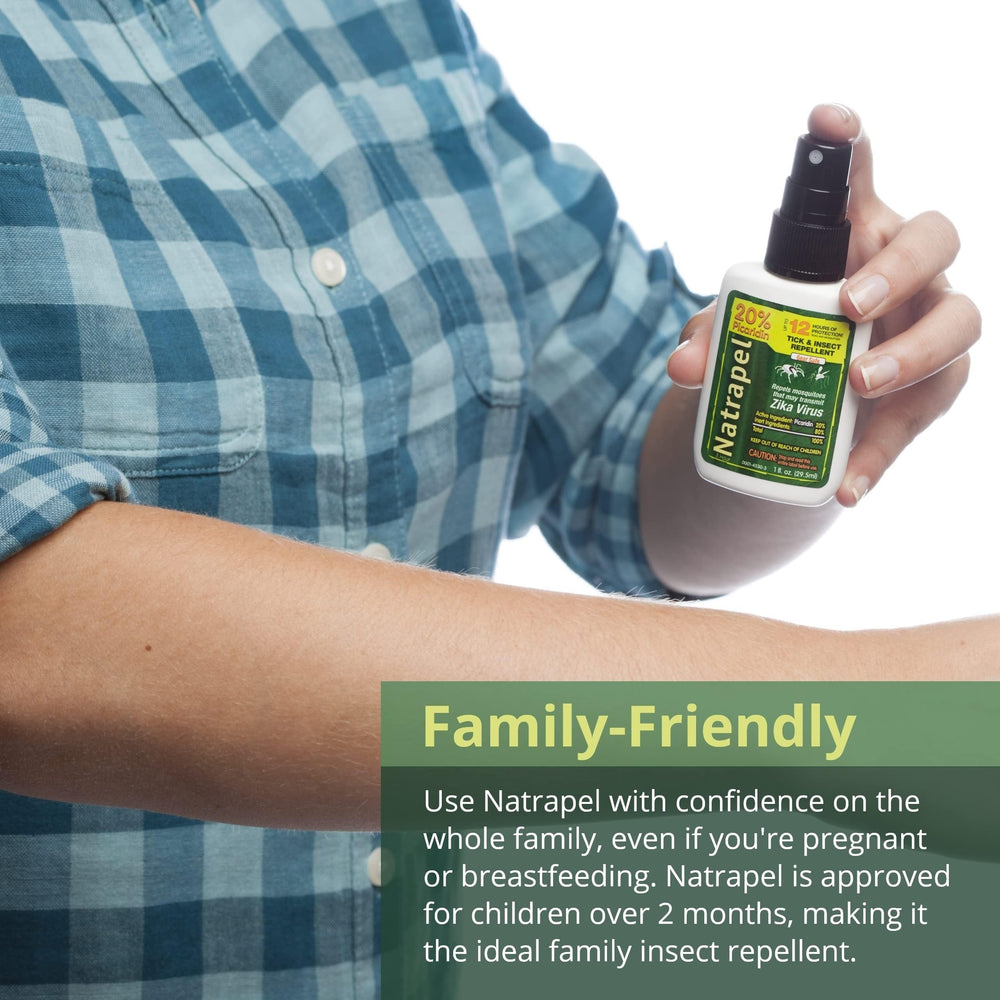 Natrapel deet alternative spray as a non-DEET option for pest protection
