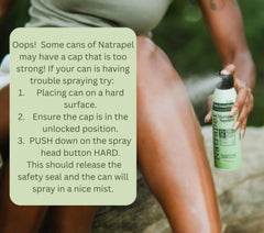 Natrapel Eco-Spray demonstrates long-lasting protection during a hike.