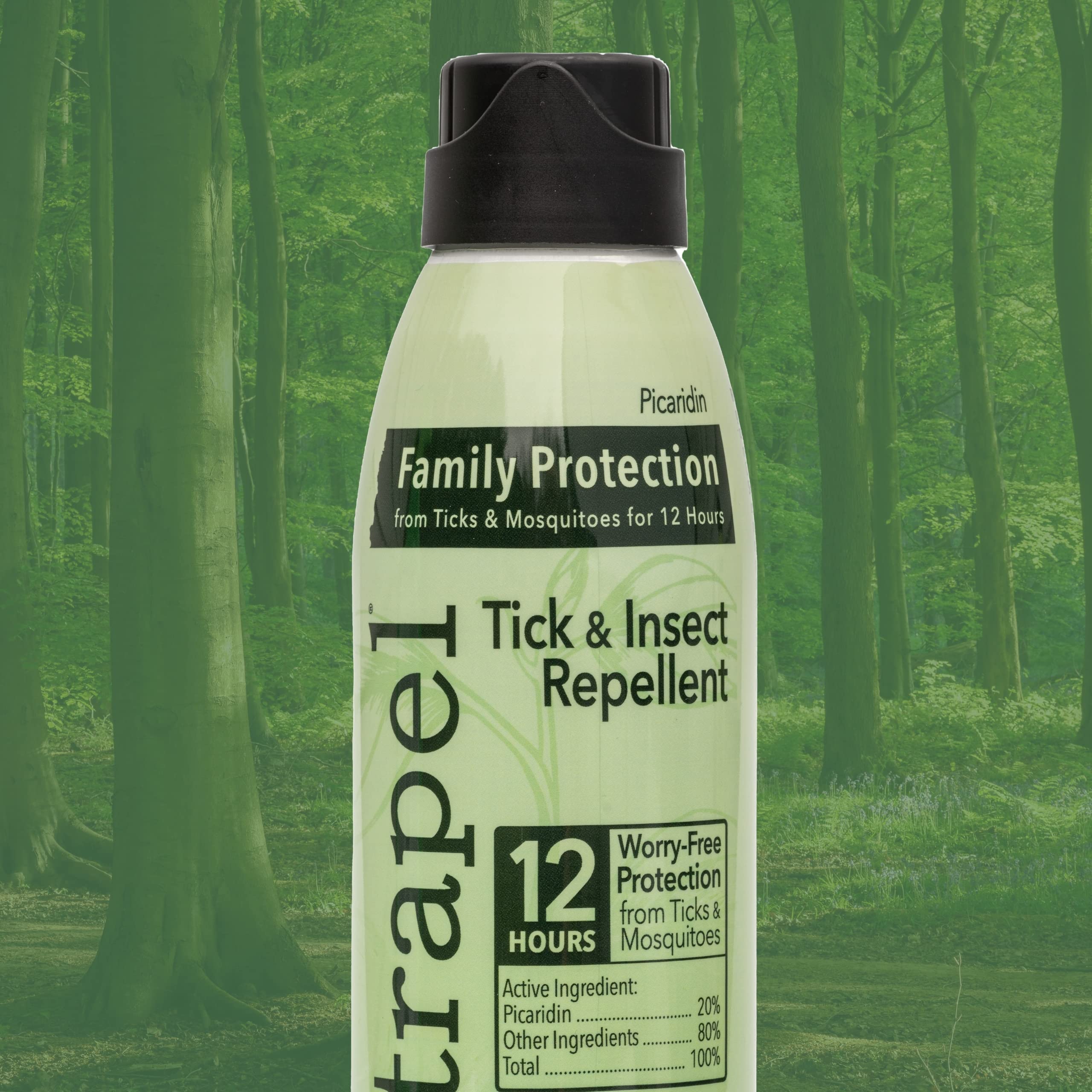 Natrapel Eco-Spray being sprayed from any angle for flexible use.