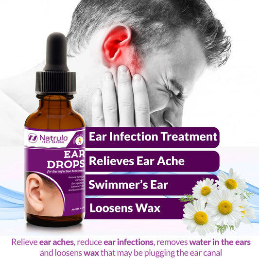 Natrulo ear drops with garlic and mullein ingredients support gentle ear comfort.