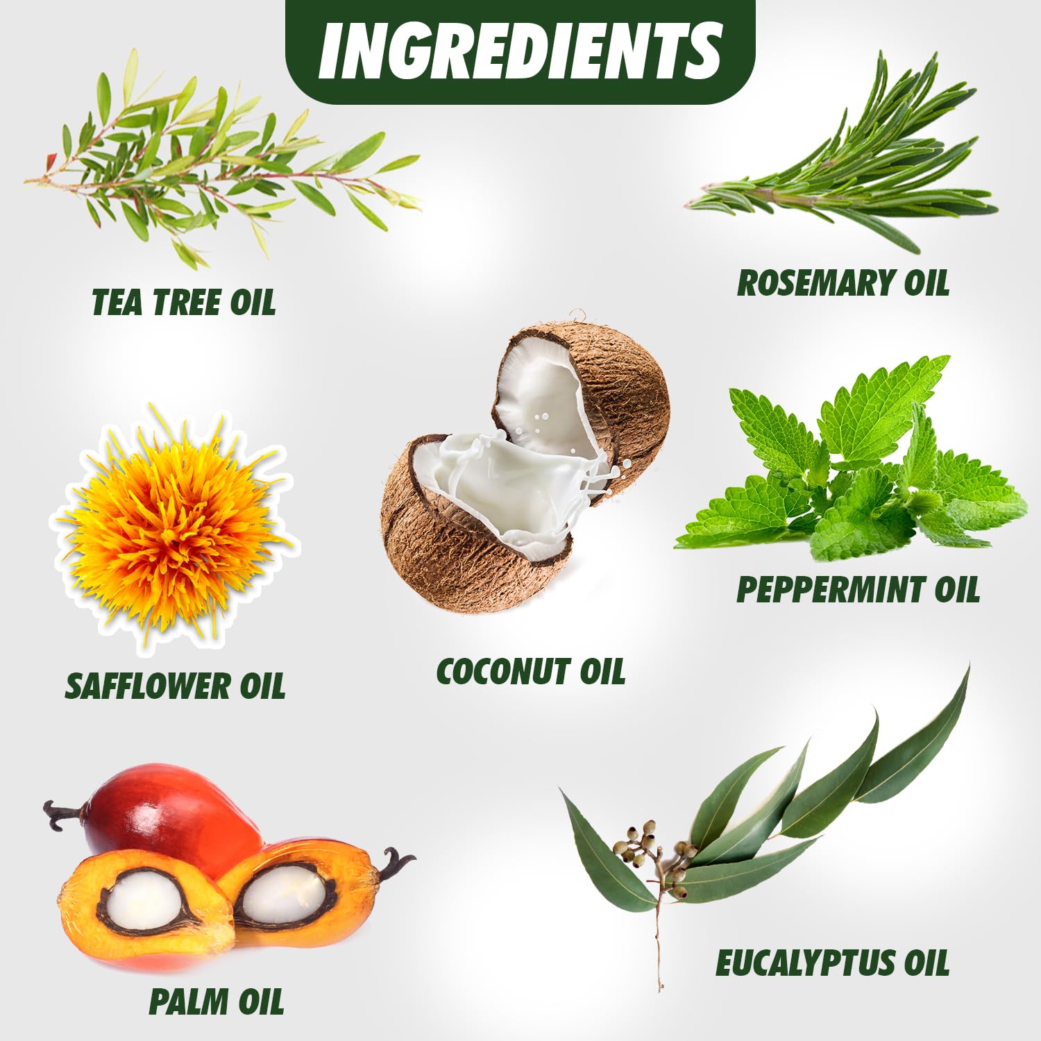 Natrulo Tea Tree Oil Soap Bar ingredients blend emphasizes essential oils.