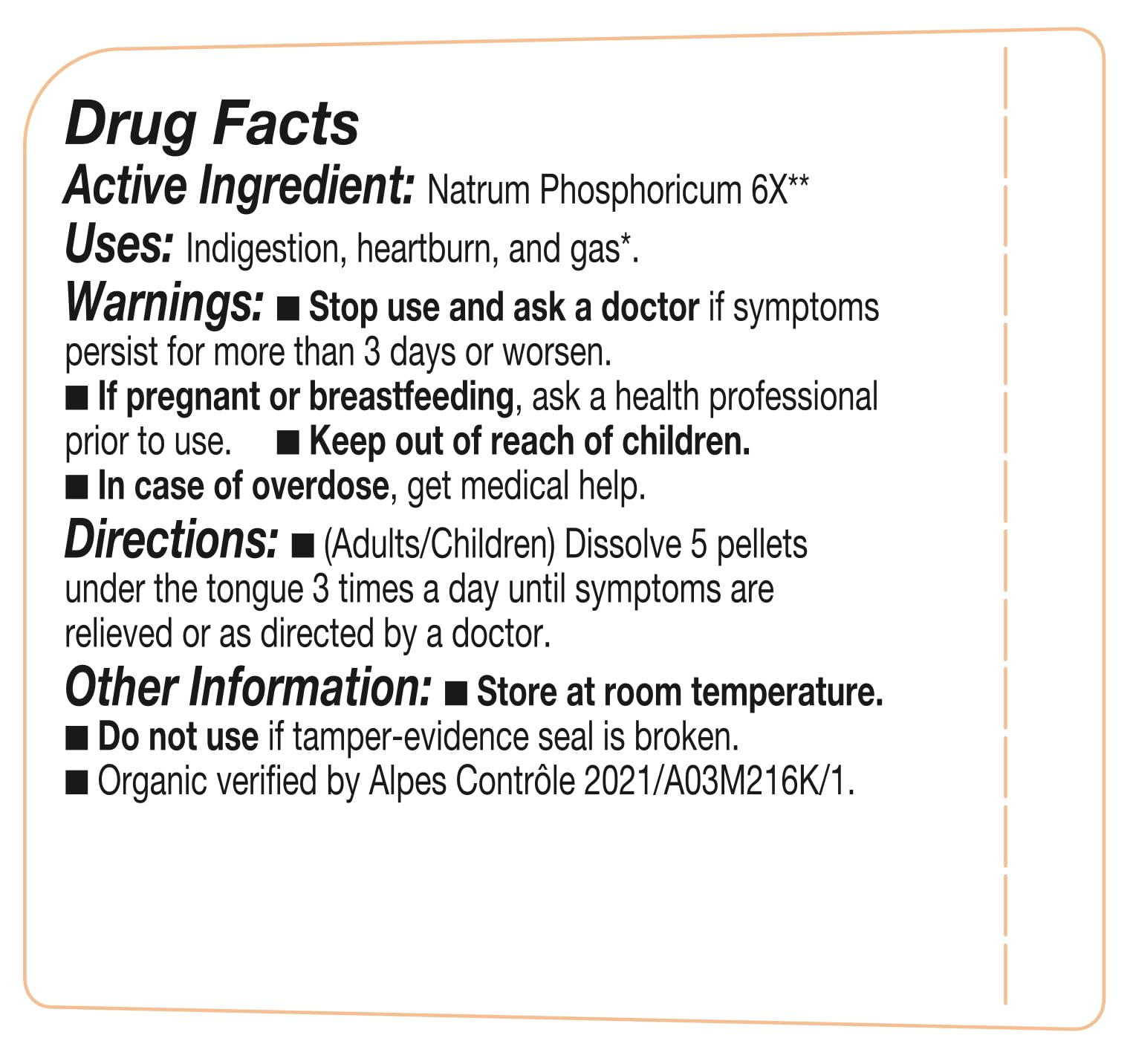 Natrum Phosphoricum 6X OLLOIS cell salt packaging product shot