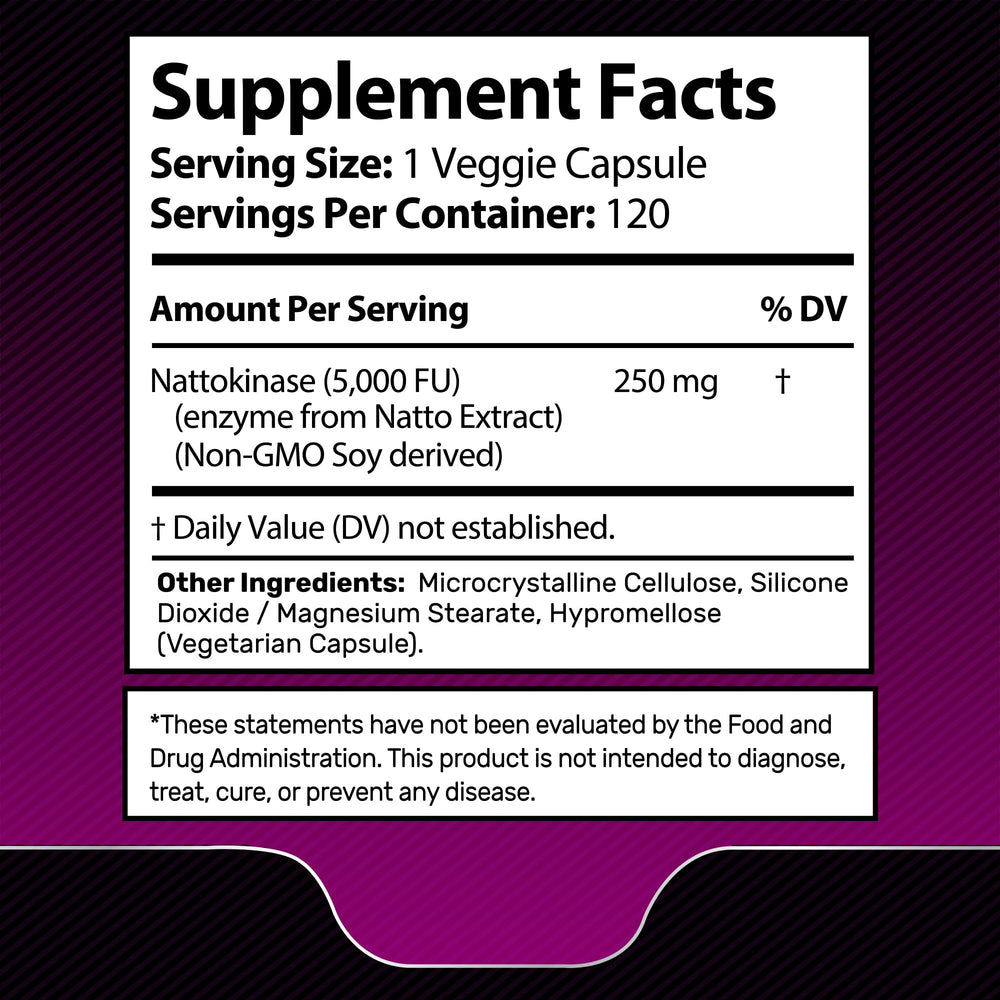 Natto-derived nattokinase enzyme source