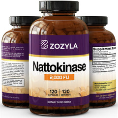 Natto extract from fermented soybeans used in Zozyla Nattokinase