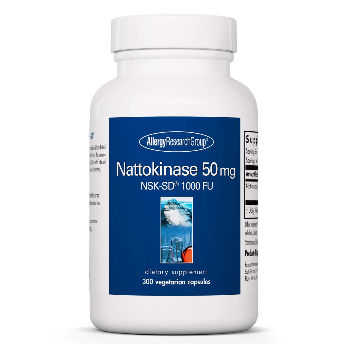 Allergy Research Group Nattokinase 50mg NSK-SD 1000 FU bottle