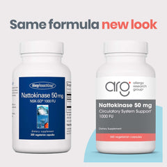 Vegetarian nattokinase capsules in bottle