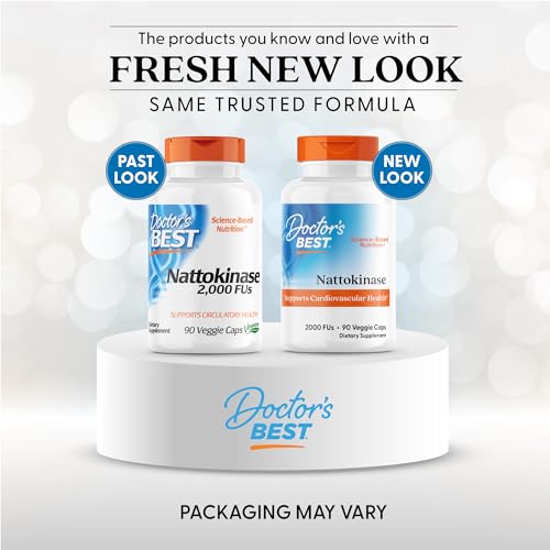 Nattokinase enzyme bottle label