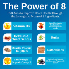 Nattokinase enzyme in Xtendlife CX8 for circulation