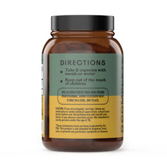 Vegan gluten-free nattokinase capsules on white background