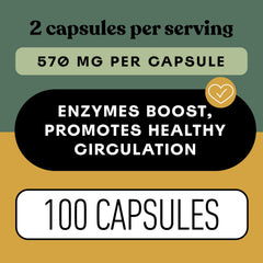 Nattokinase ingredients list on bottle