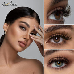 Closeup of NATUHANA cruelty-free material label and texture