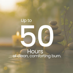 Eco-friendly wick and natural soy wax candle