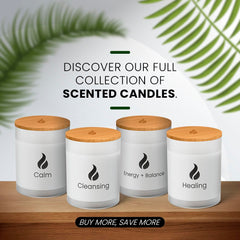 Natur IX cleansing candle box packaging