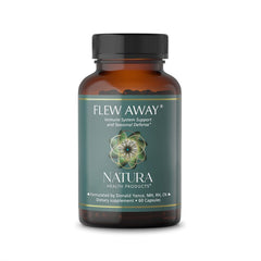 Natura Health Flew Away bottle with Ginger, Elderberry, Propolis and Eucalyptus (60 capsules)